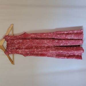 Banana Republic Printed High Neck Midi Dress NWOT